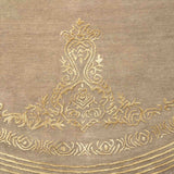 GOLDEN AUREOLE | FT 8' X 8' | TRADITIONAL RUGS | BEIGE COLOR