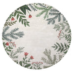 FLOREA | FT 5' X 5' | MODERN RUGS | WHITE/GREEN COLOR - Luxurify