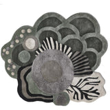 TRITON | FT 5' X 5' | MODERN RUGS | GREEN COLOR