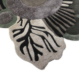 TRITON | FT 5' X 5' | MODERN RUGS | GREEN COLOR