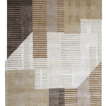 METRO LAYERS | FT 5' X 7' | MODERN RUGS | BEIGE/BROWN COLOR - Luxurify