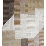 METRO LAYERS | FT 5' X 7' | MODERN RUGS | BEIGE/BROWN COLOR - Luxurify