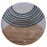 DUNE ECHOES | FT 5' X 5' | MODERN RUGS | GREY/BROWN COLOR - Luxurify