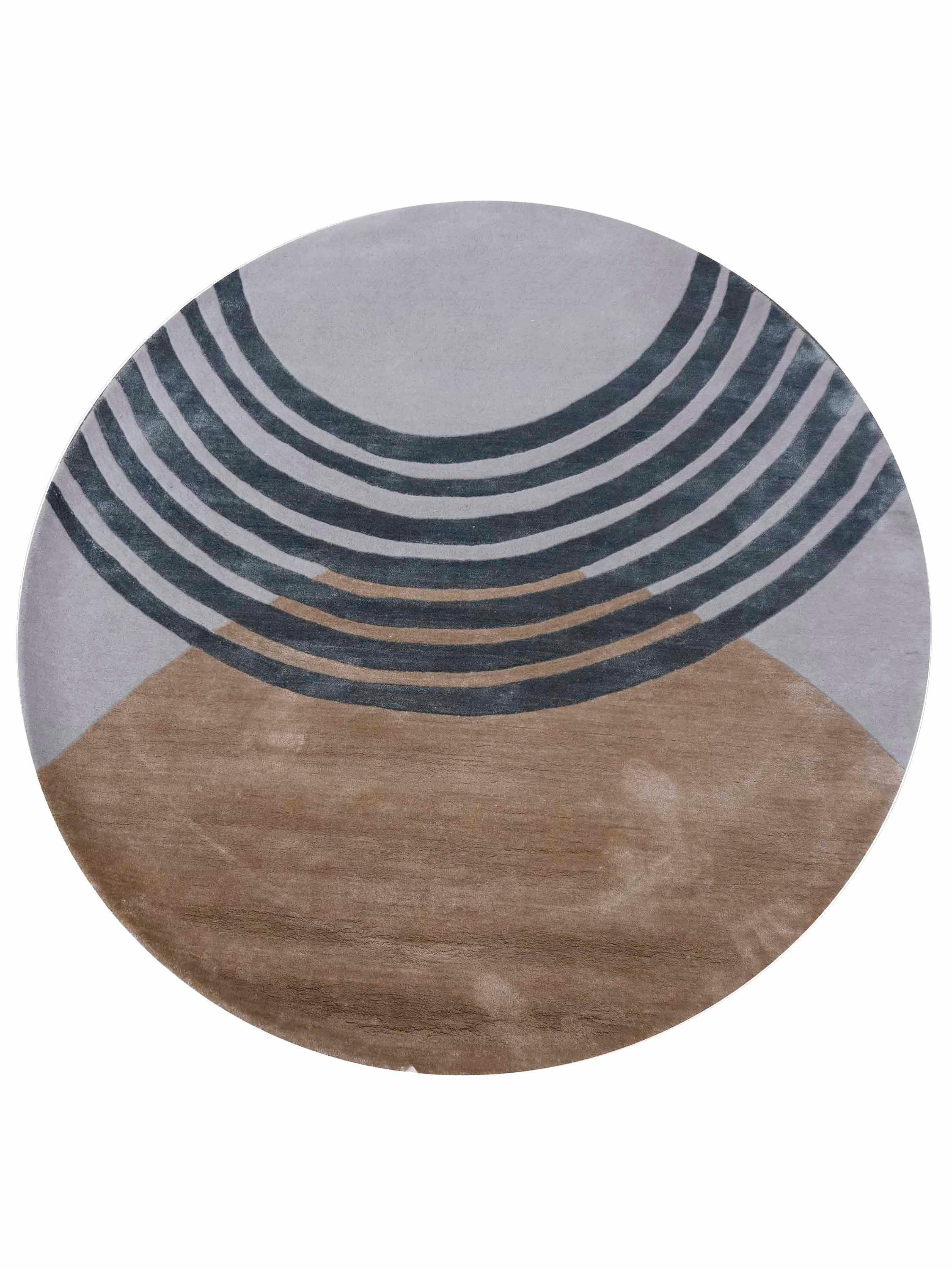 DUNE ECHOES | FT 5' X 5' | MODERN RUGS | GREY/BROWN COLOR - Luxurify