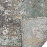 CASCADE | FT 8' X 10' | TRADITIONAL RUGS | GREEN-GOLD COLOR