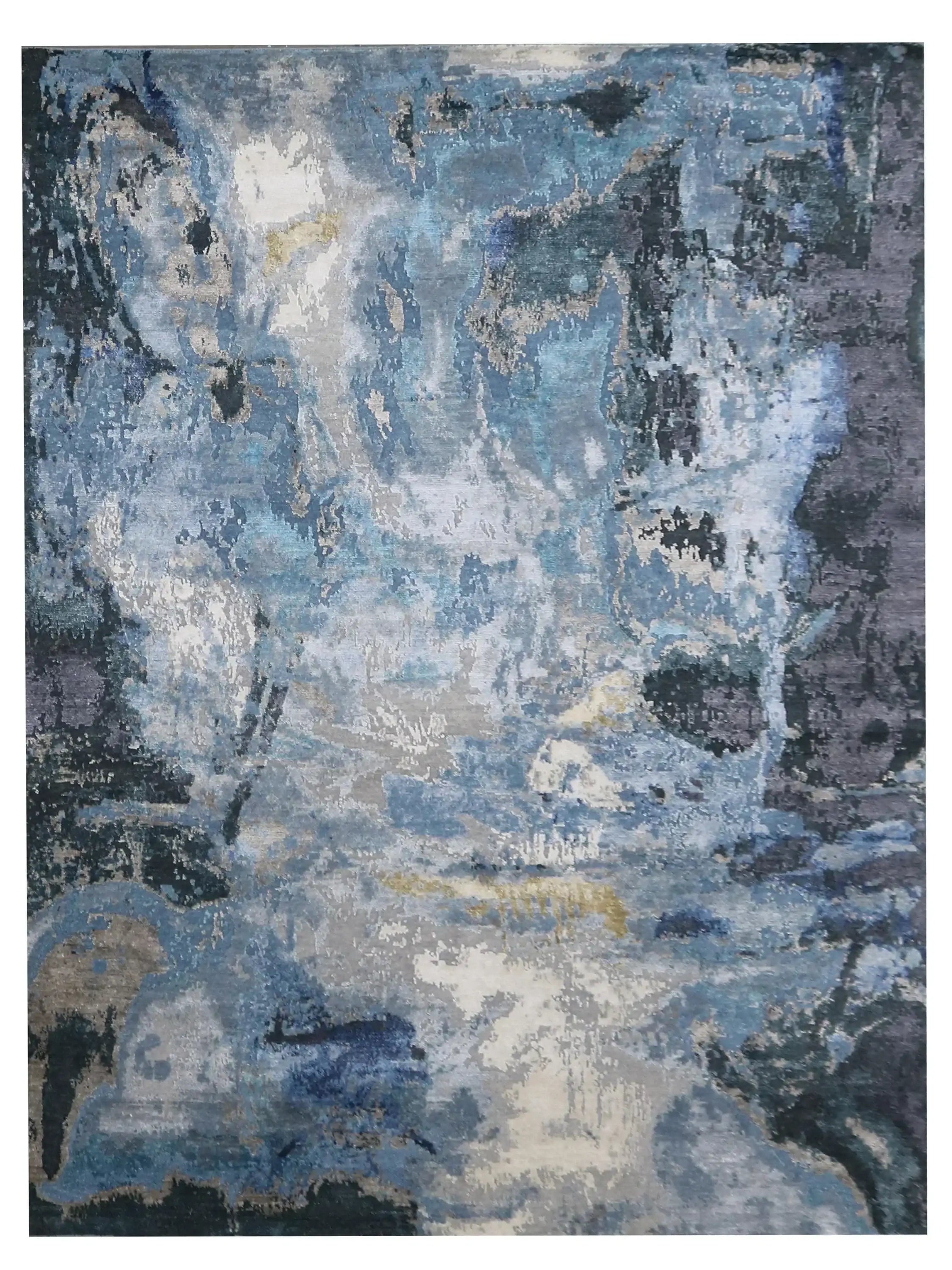 AZURITE | FT 8' X 10' | MODERN RUGS | BLUE COLOR - Luxurify
