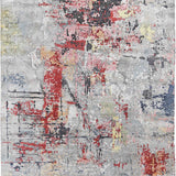 RED MOMENT | FT 9' X 12' | MODERN RUGS | MULTI COLOR