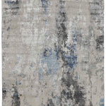 SLATE HARMONY | FT 9' X 12' | MODERN RUGS | GREY/BLUE COLOR - Luxurify