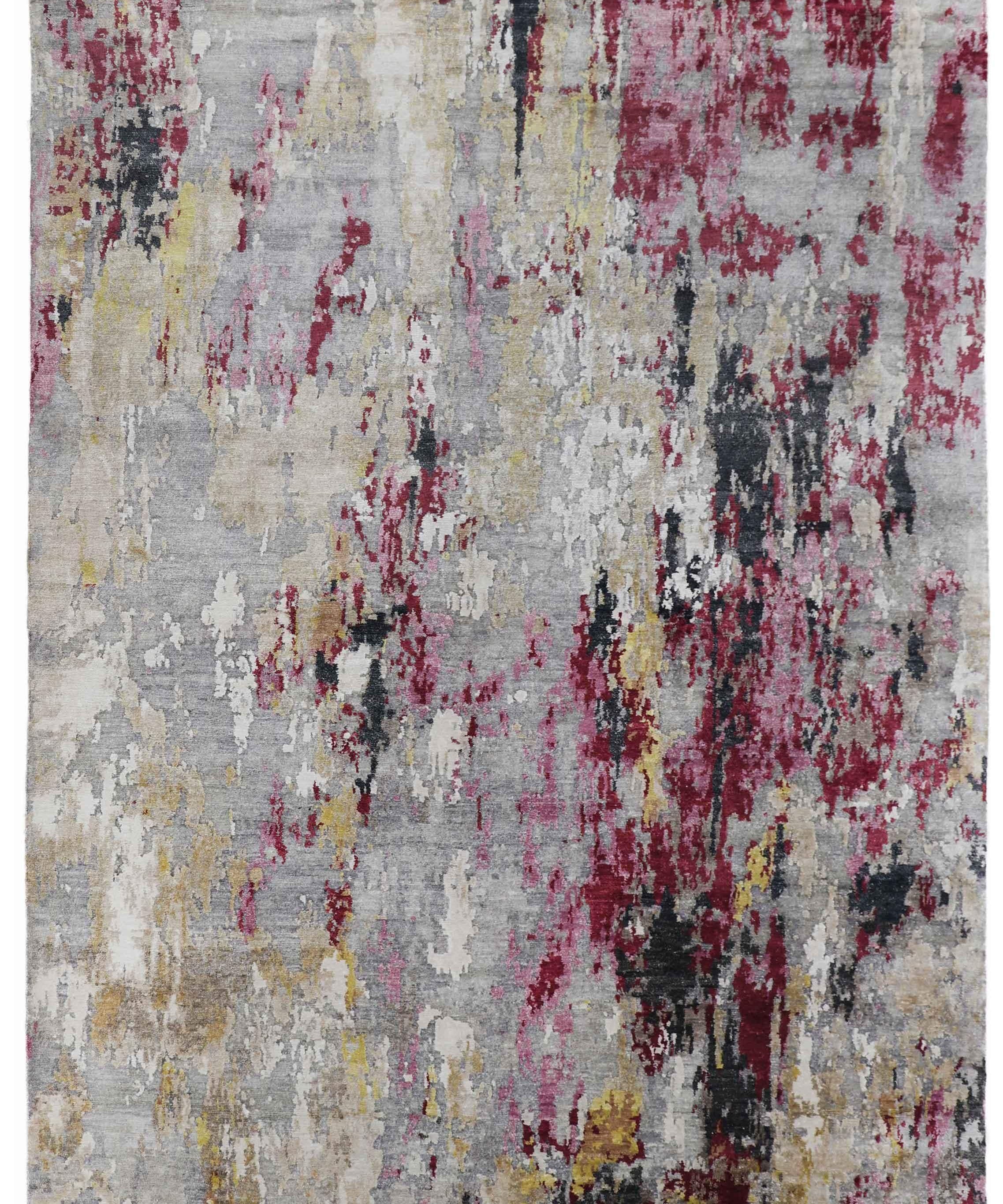 SANGRIA | FT 6' X 9' | FT 8' X 10' | FT 9' X 12' MODERN RUGS | GREY-MULTI COLOR - Luxurify