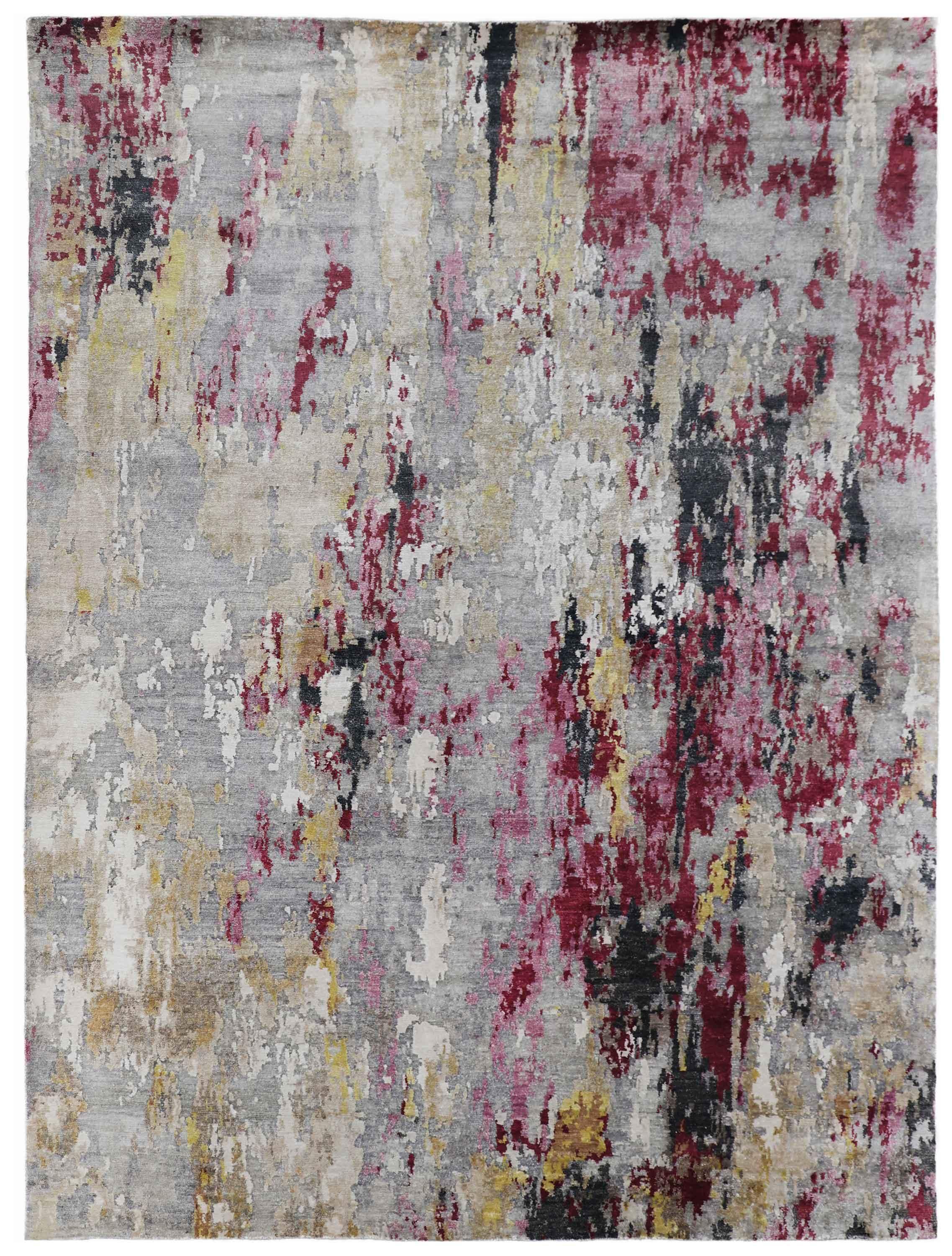 SANGRIA | FT 6' X 9' | FT 8' X 10' | FT 9' X 12' MODERN RUGS | GREY-MULTI COLOR - Luxurify