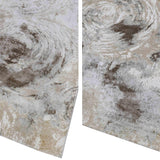 VZ-001 | FT 2' X 5' | FT 3' X 5' | FT 4' X 6' | FT 5' X 7' | FT 6' X 9' | MODERN RUGS | SMOKE/WALNUT - Luxurify