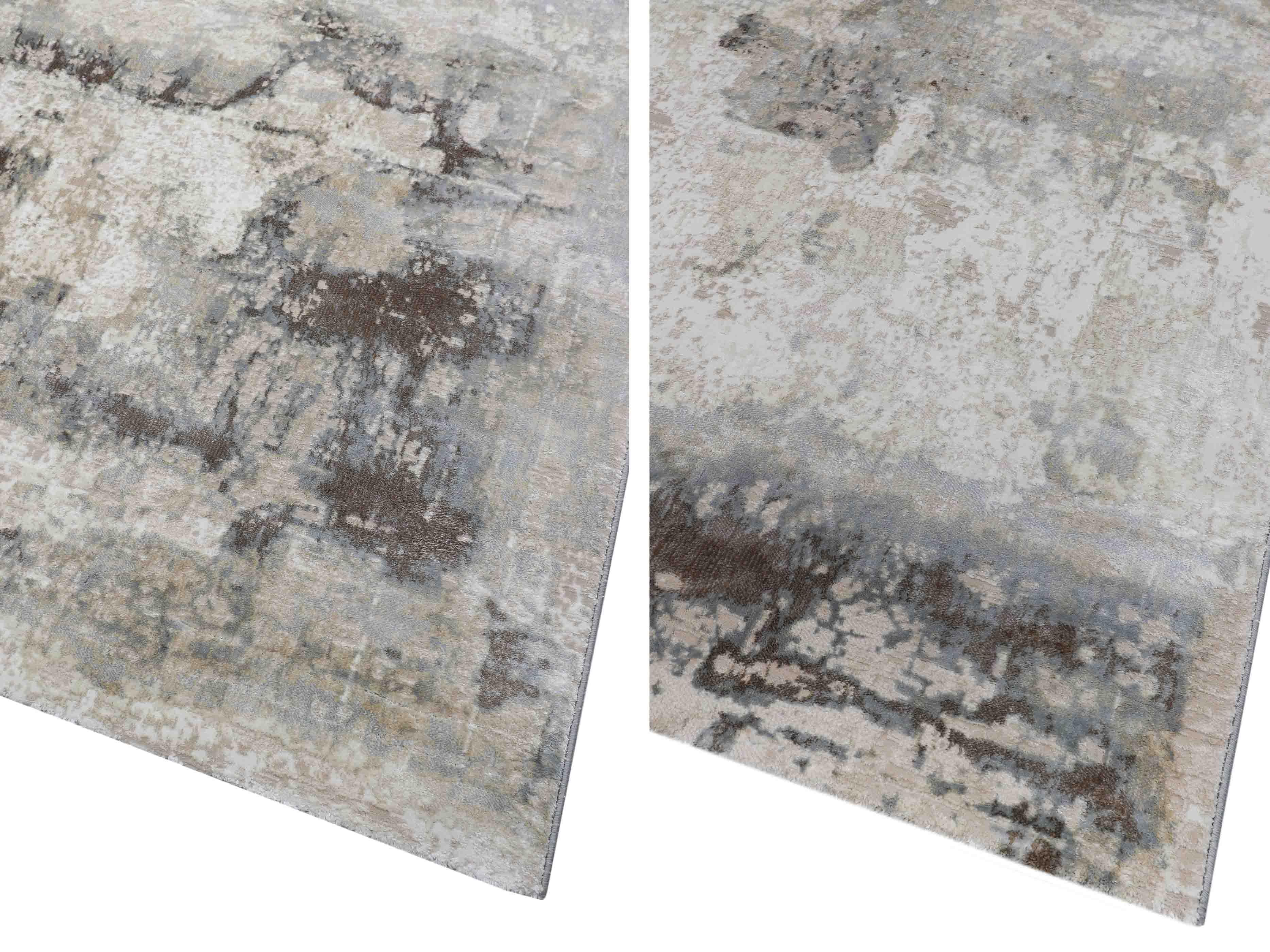 VZ-007 | FT 2' X 5' | FT 3' X 5' | FT 4' X 6' | FT 5' X 7' | FT 6' X 9' | MODERN RUGS | SHADOW/GREY - Luxurify