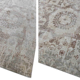 VZ-014 | FT 2' X 5' | FT 3' X 5' | FT 4' X 6' | FT 5' X 7' | FT 6' X 9' | MODERN RUGS | CHAMPAGNE/RUST