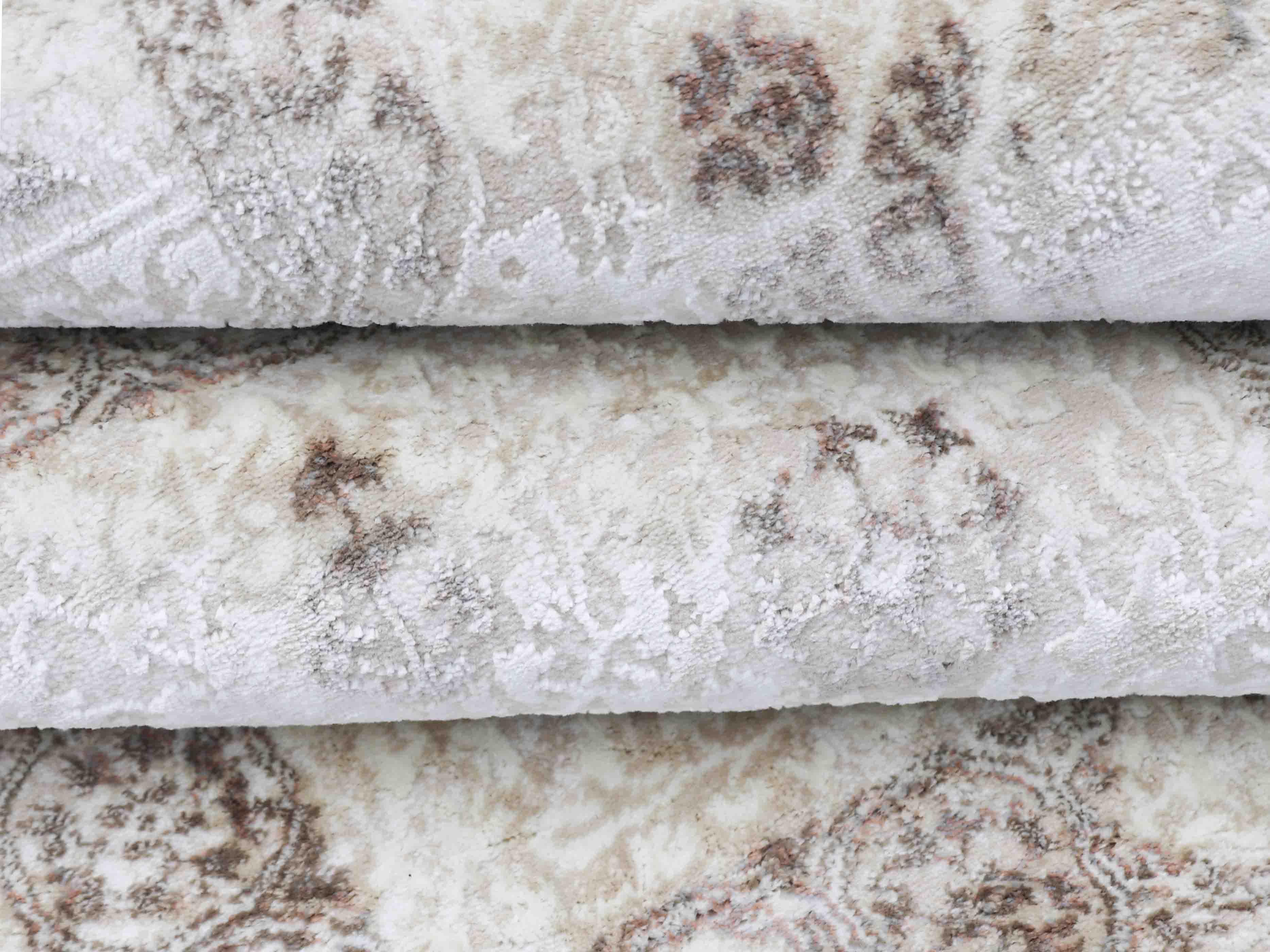 VZ-018 | FT 2' X 5' | FT 3' X 5' | FT 4' X 6' | FT 5' X 7' | FT 6' X 9' | FT 8' X 11' | MODERN RUGS | CHAMPAGNE/RUST - Luxurify