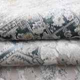 EL-020 | FT 2' X 5' | FT 3' X 5' | FT 4' X 6' | FT 5' X 7' | FT 6' X 9' | MODERN RUGS | ELECTRIC BLUE/RUST - Luxurify