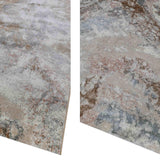 EL-031 | FT 2' X 5' | FT 3' X 5' | FT 4' X 6' | FT 5' X 7' | FT 6' X 9' | MODERN RUGS | SLATE/RUST - Luxurify