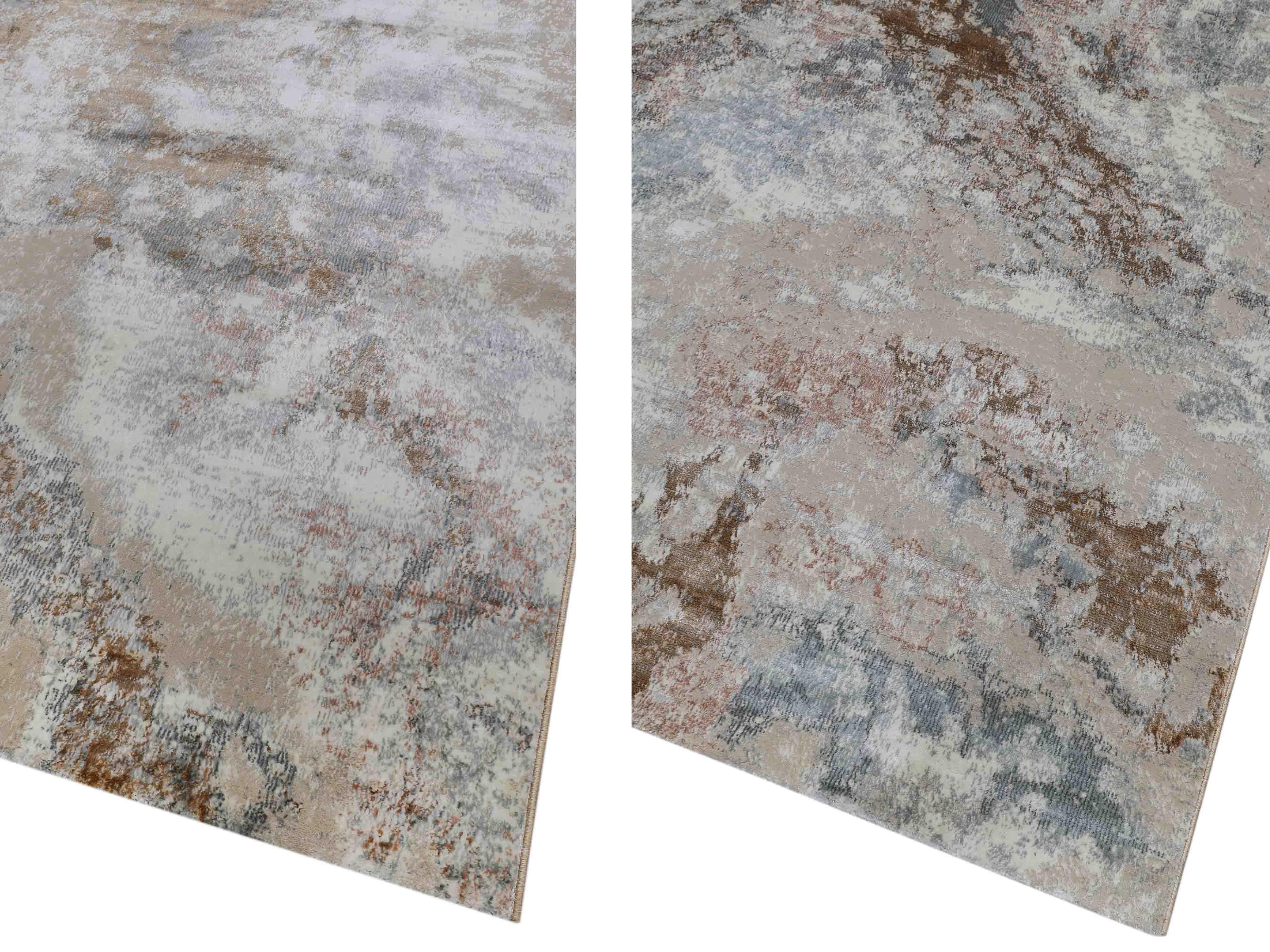 EL-031 | FT 2' X 5' | FT 3' X 5' | FT 4' X 6' | FT 5' X 7' | FT 6' X 9' | MODERN RUGS | SLATE/RUST - Luxurify