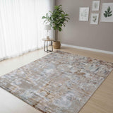 EL-030 | FT 2' X 5' | FT 3' X 5' | FT 4' X 6' | FT 5' X 7' | FT 6' X 9' | MODERN RUGS | AZURE/GREY - Luxurify