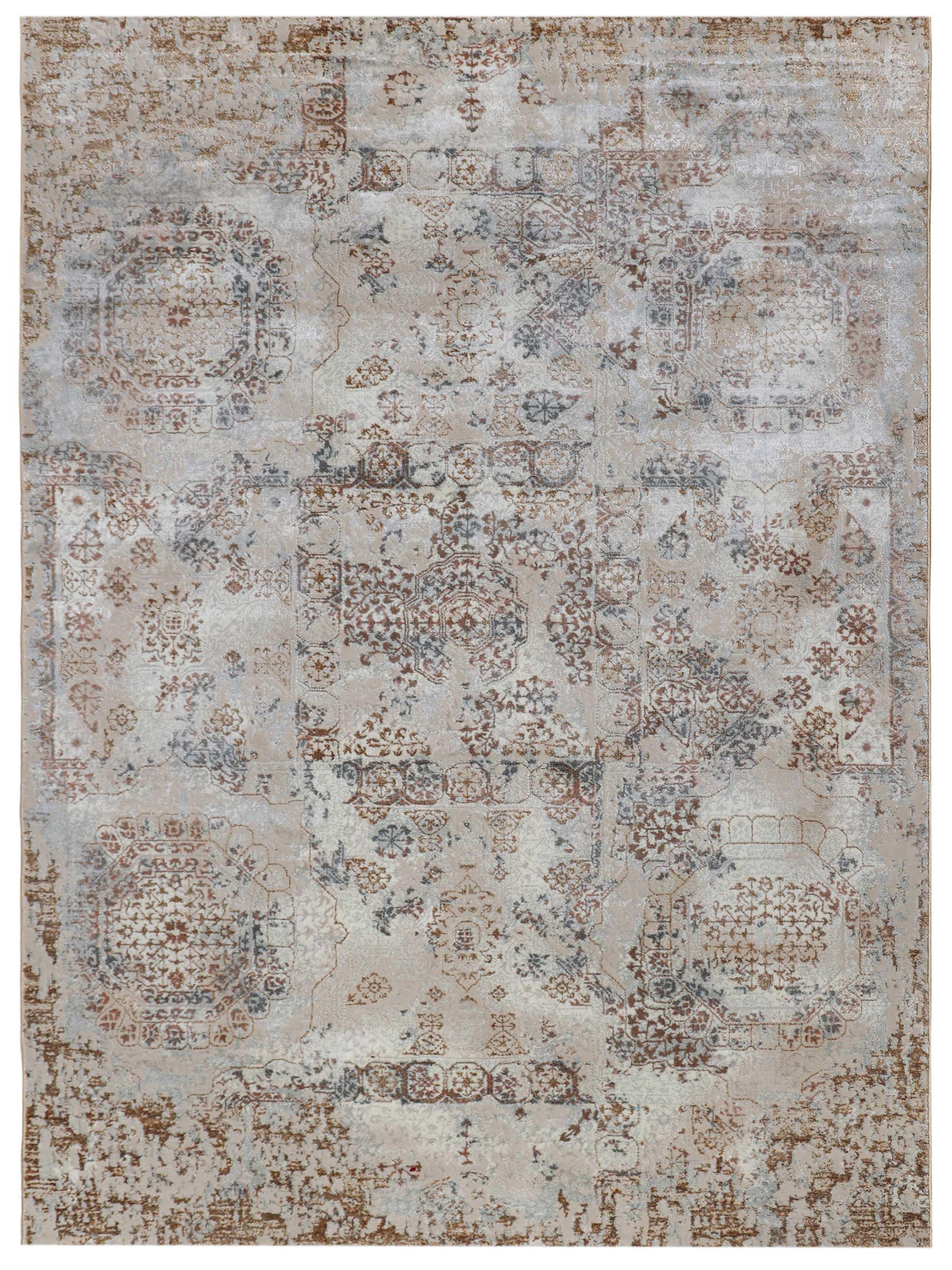 EL-026 | FT 2' X 5' | FT 3' X 5' | FT 4' X 6' | FT 5' X 7' | FT 6' X 9' | MODERN RUGS | WALNUT/RUST - Luxurify