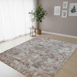 EL-026 | FT 2' X 5' | FT 3' X 5' | FT 4' X 6' | FT 5' X 7' | FT 6' X 9' | MODERN RUGS | WALNUT/RUST - Luxurify