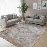 EL-032 | FT 2' X 5' | FT 3' X 5' | FT 4' X 6' | FT 5' X 7' | FT 6' X 9' | MODERN RUGS | COFFEE/WALNUT - Luxurify