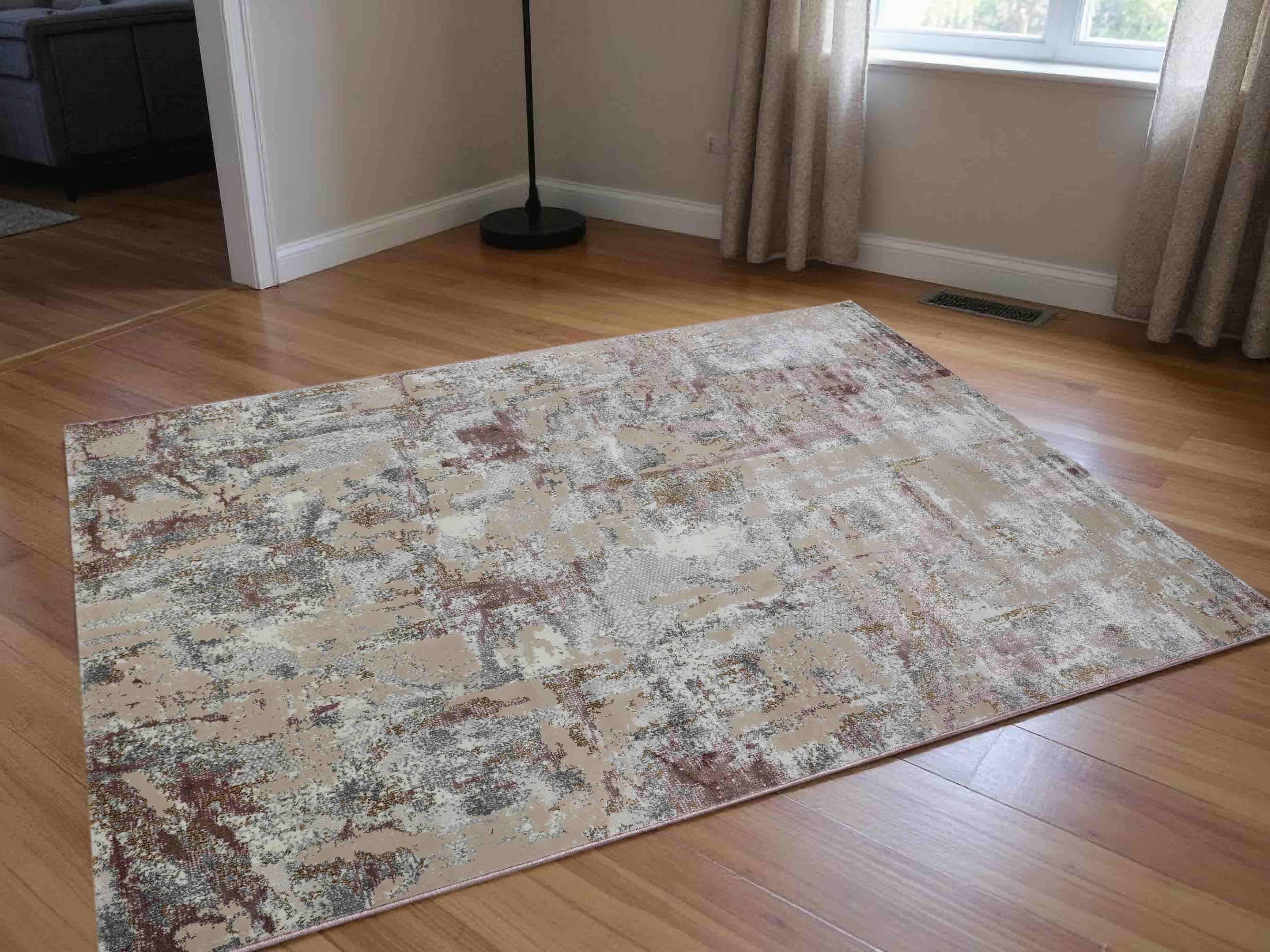 EL-034 | FT 2' X 5' | FT 3' X 5' | FT 4' X 6' | FT 5' X 7' | FT 6' X 9' | MODERN RUGS | COBALT/WALNUT - Luxurify