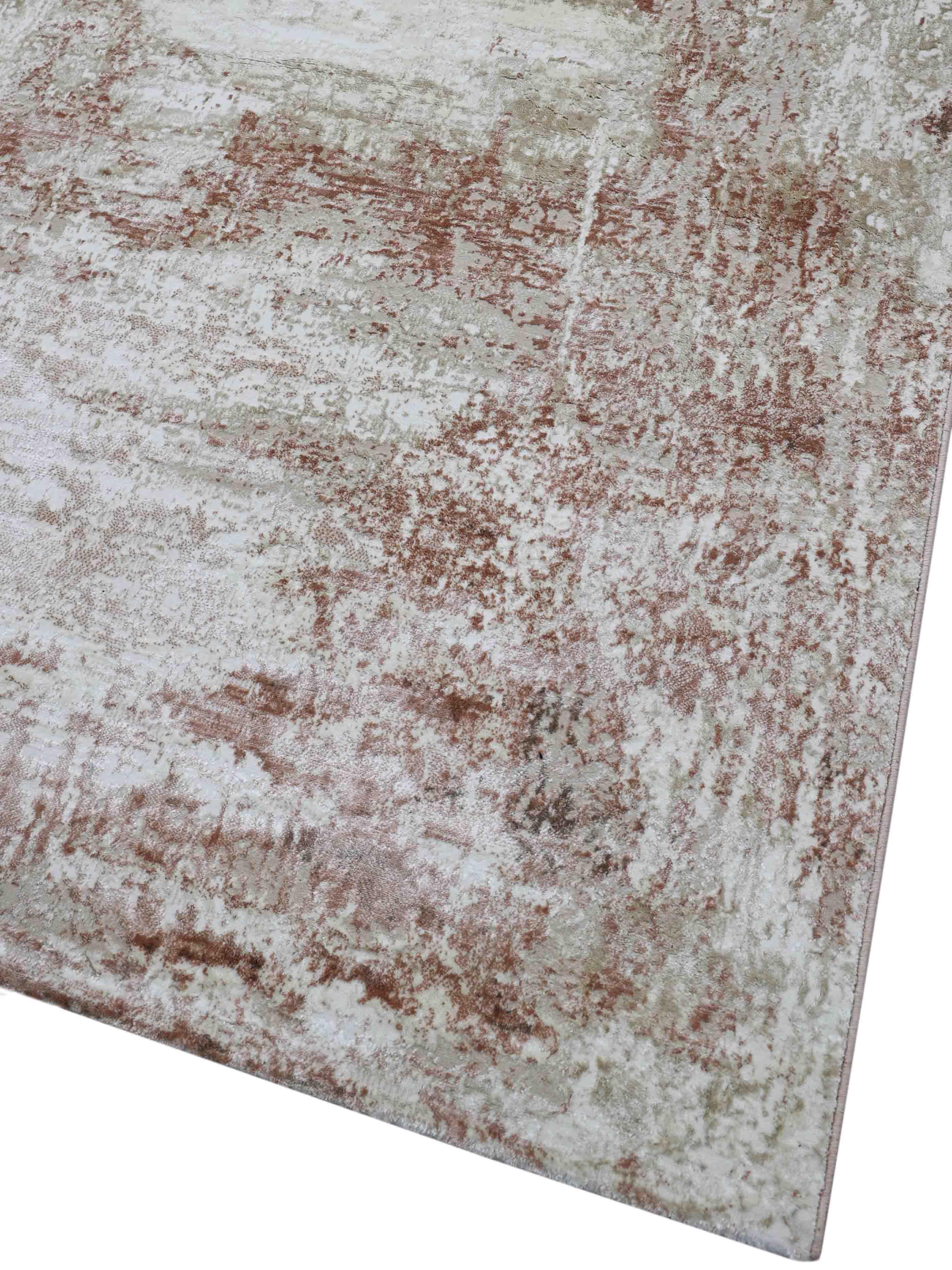VZ-005 | FT 2' X 5' | FT 3' X 5' | FT 4' X 6' | FT 5' X 7' | FT 6' X 9' | MODERN RUGS | RUST/WALNUT - Luxurify