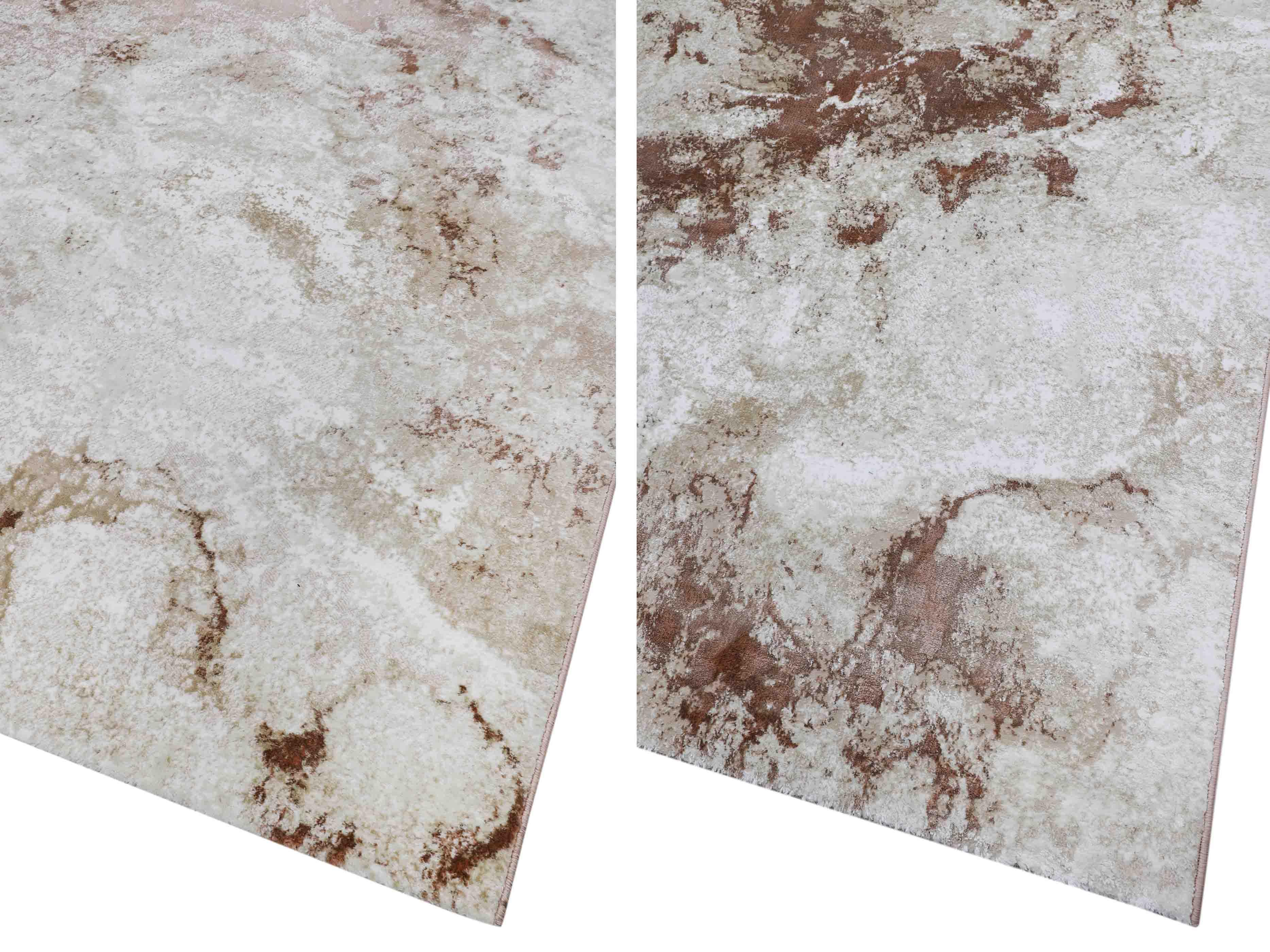 VZ-003 | FT 2' X 5' | FT 3' X 5' | FT 4' X 6' | FT 5' X 7' | FT 6' X 9' | MODERN RUGS | AUBURN/RUST - Luxurify