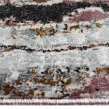 EL-003 | FT 2' X 5' | FT 3' X 5' | FT 4' X 6' | FT 5' X 7' | FT 6' X 9' | MODERN RUGS | AUBURN/RUST - Luxurify