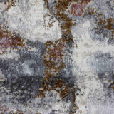 EL-014 | FT 2' X 5' | FT 3' X 5' | FT 4' X 6' | FT 5' X 7' | FT 6' X 9' | MODERN RUGS | SLATE/RUST - Luxurify