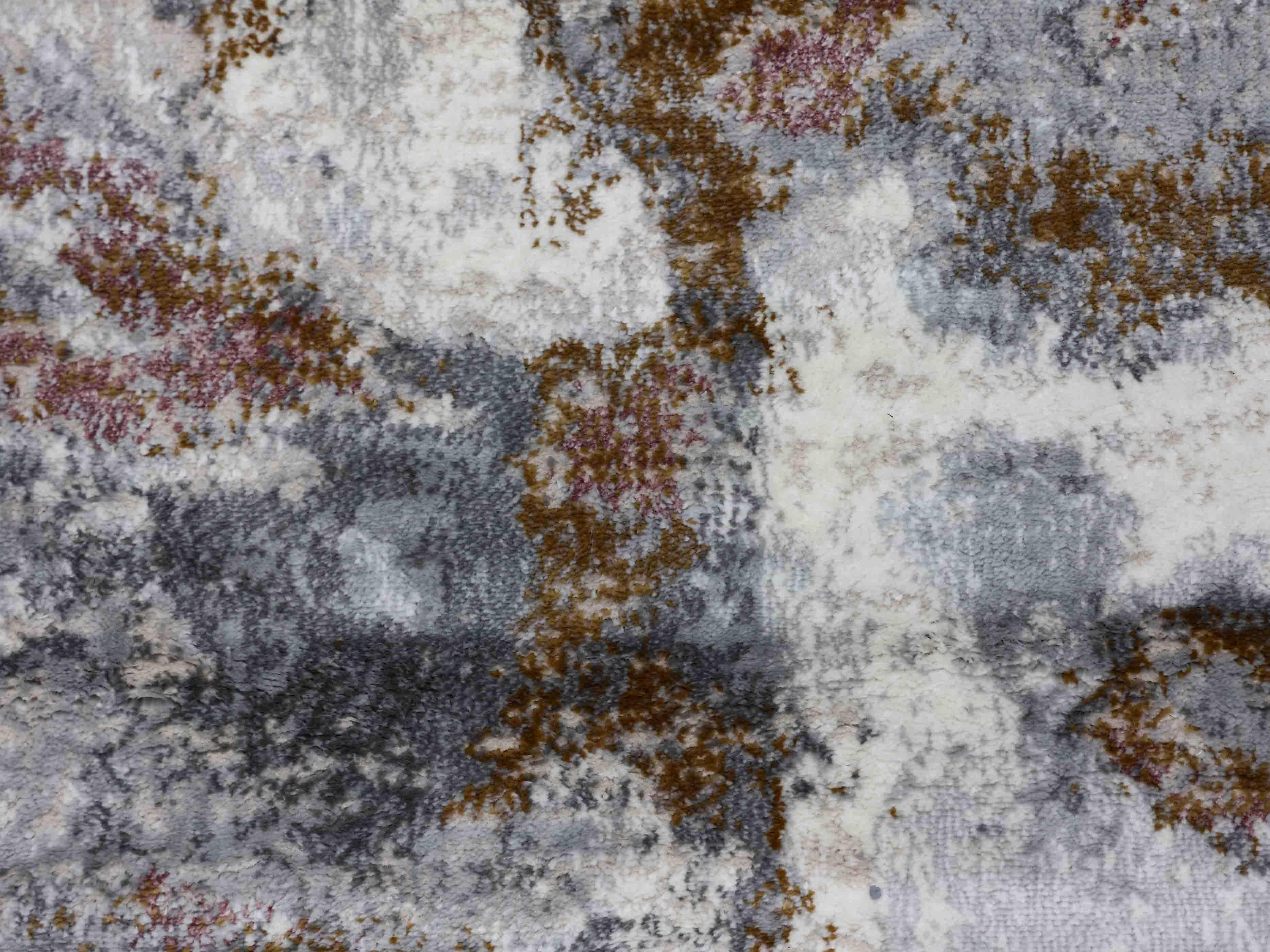 EL-014 | FT 2' X 5' | FT 3' X 5' | FT 4' X 6' | FT 5' X 7' | FT 6' X 9' | MODERN RUGS | SLATE/RUST - Luxurify