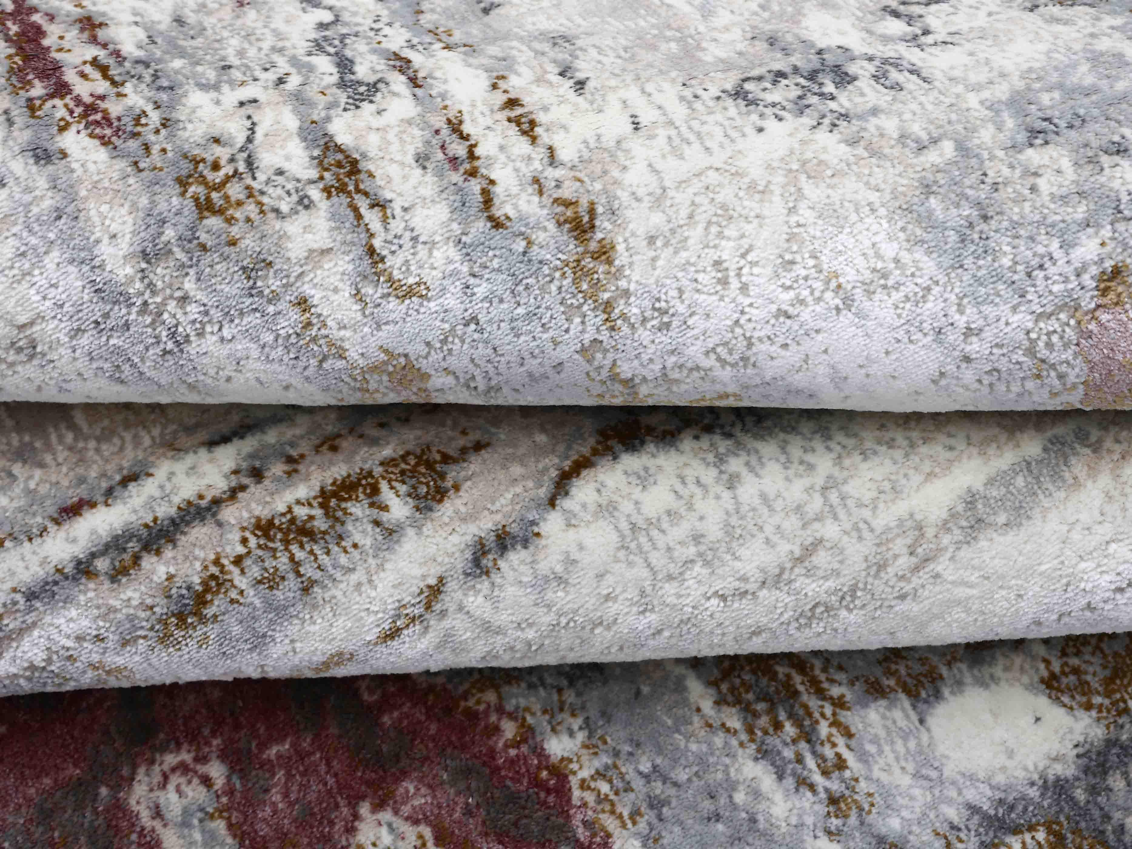 EL-014 | FT 2' X 5' | FT 3' X 5' | FT 4' X 6' | FT 5' X 7' | FT 6' X 9' | MODERN RUGS | SLATE/RUST - Luxurify