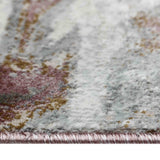 EL-014 | FT 2' X 5' | FT 3' X 5' | FT 4' X 6' | FT 5' X 7' | FT 6' X 9' | MODERN RUGS | SLATE/RUST - Luxurify
