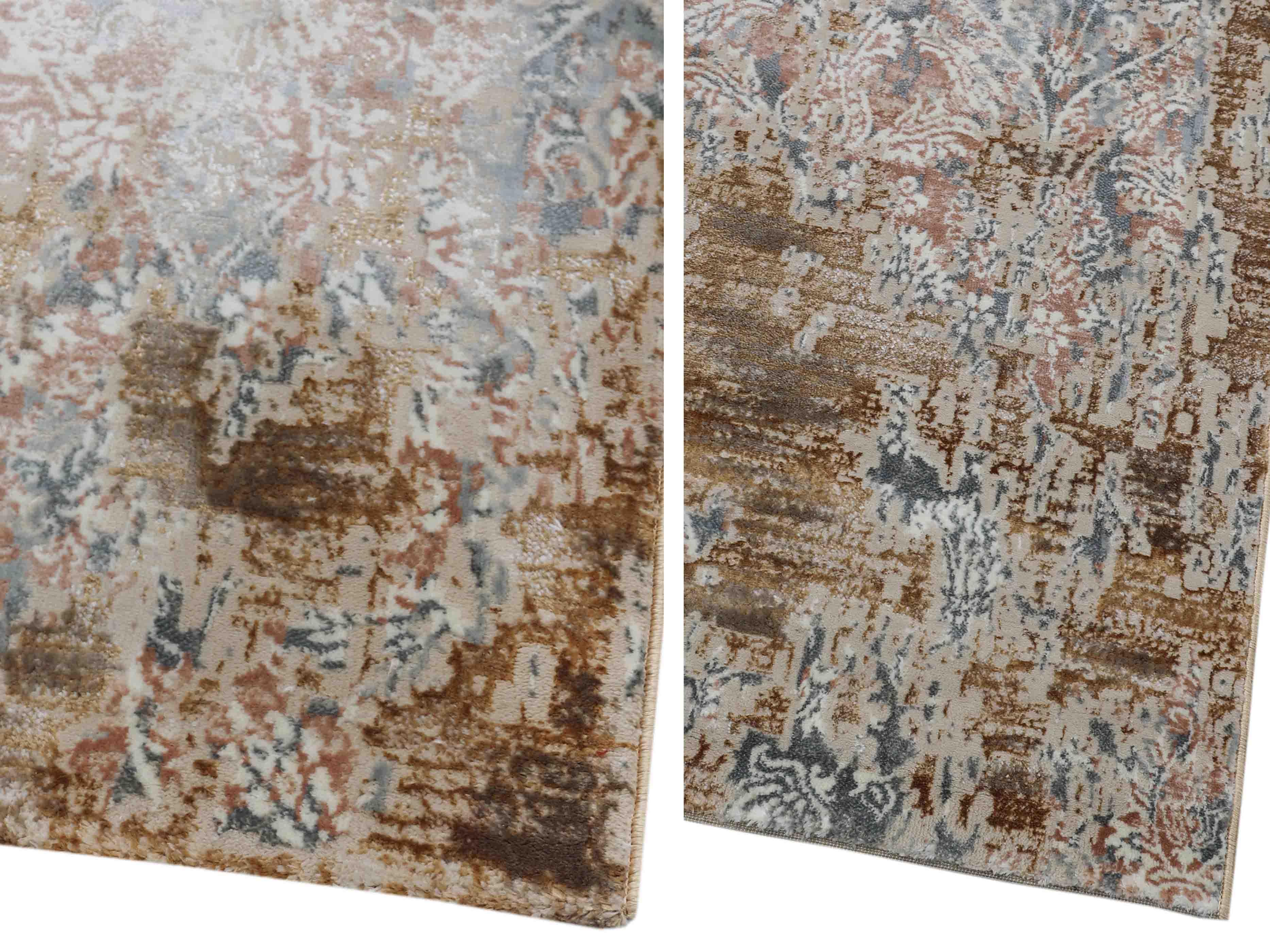 EL-036 | FT 2' X 5' | FT 3' X 5' | FT 4' X 6' | FT 5' X 7' | FT 6' X 9' | MODERN RUGS | MAROON/GREY - Luxurify