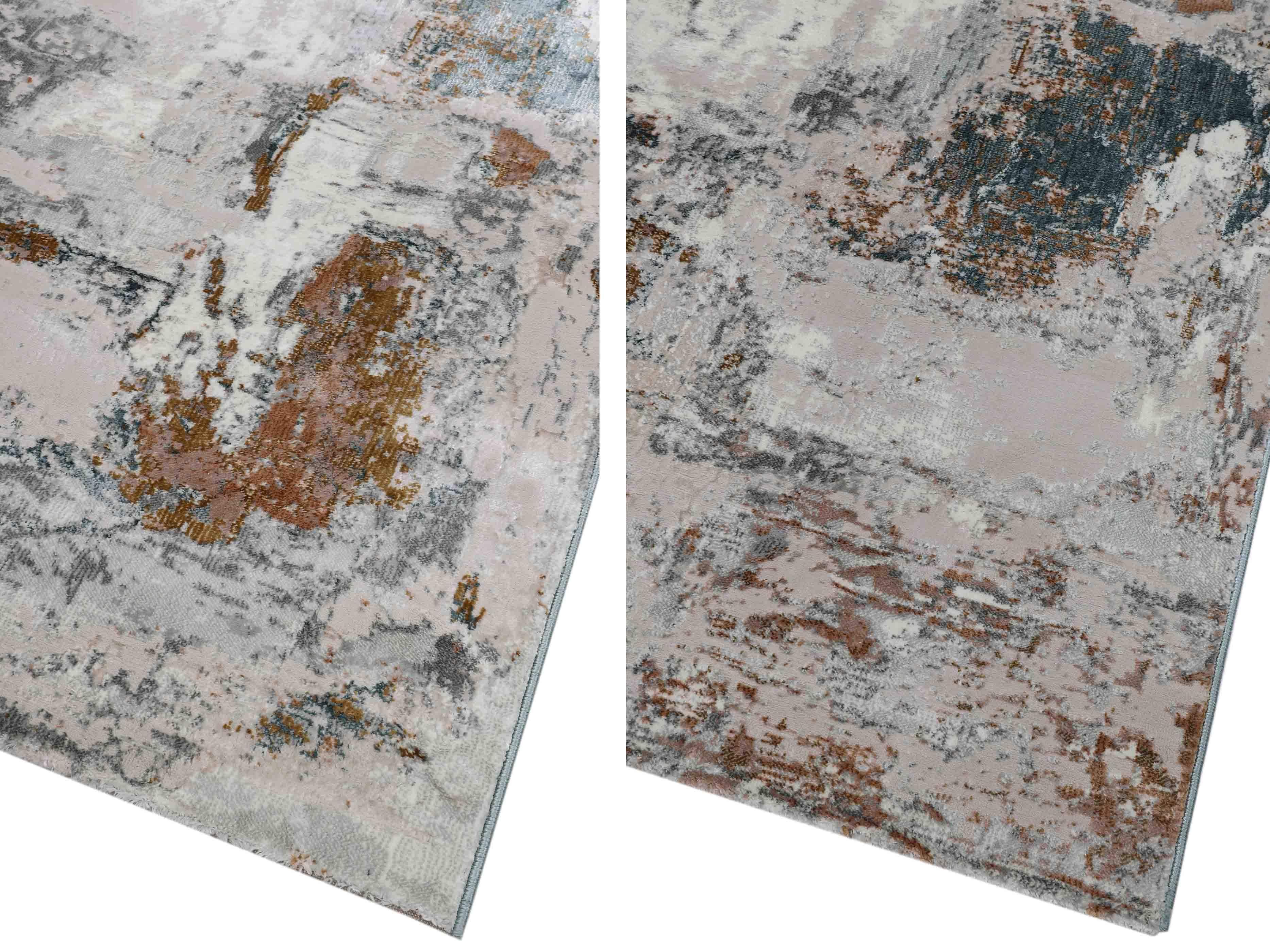 EL-008 | FT 2' X 5' | FT 3' X 5' | FT 4' X 6' | FT 5' X 7' | FT 6' X 9' | MODERN RUGS | AZURE/GREY - Luxurify