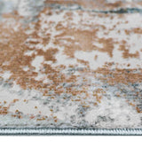 EL-009 | FT 2' X 5' | FT 3' X 5' | FT 4' X 6' | FT 5' X 7' | FT 6' X 9' | MODERN RUGS | RUST/WALNUT - Luxurify