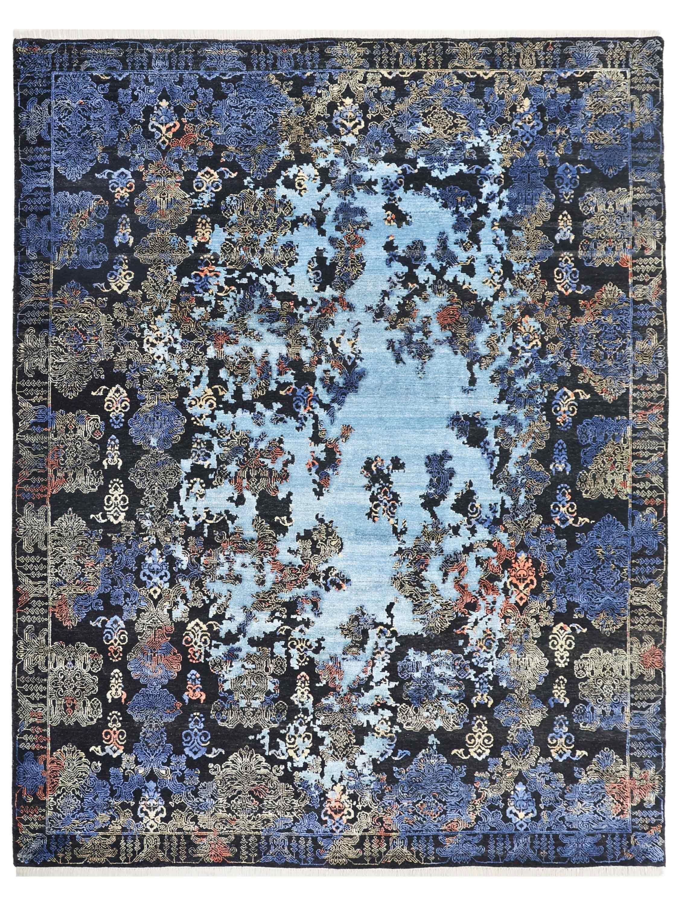 BLUE ROYALE | FT 8' X 10' | TRADITIONAL RUGS | SKY BLUE COLOR - Luxurify