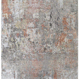 AURELIA RUSTIQUE | FT 9' x 12' | GREY/RUST COLOR | RARE - Luxurify