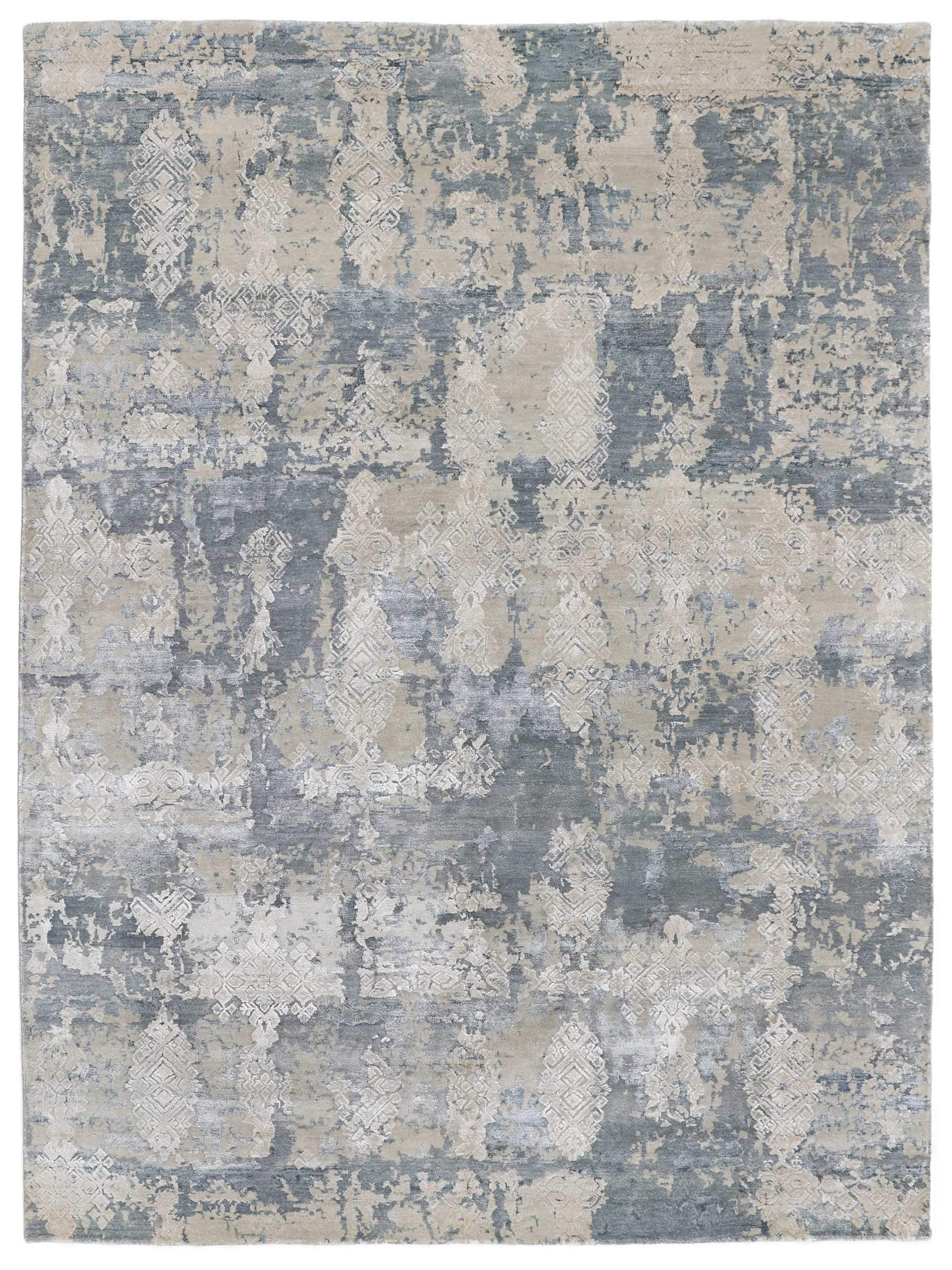 ELARIS | FT 8' X 10' | TRADITIONAL RUGS | IVORY-BLUE COLOR - Luxurify