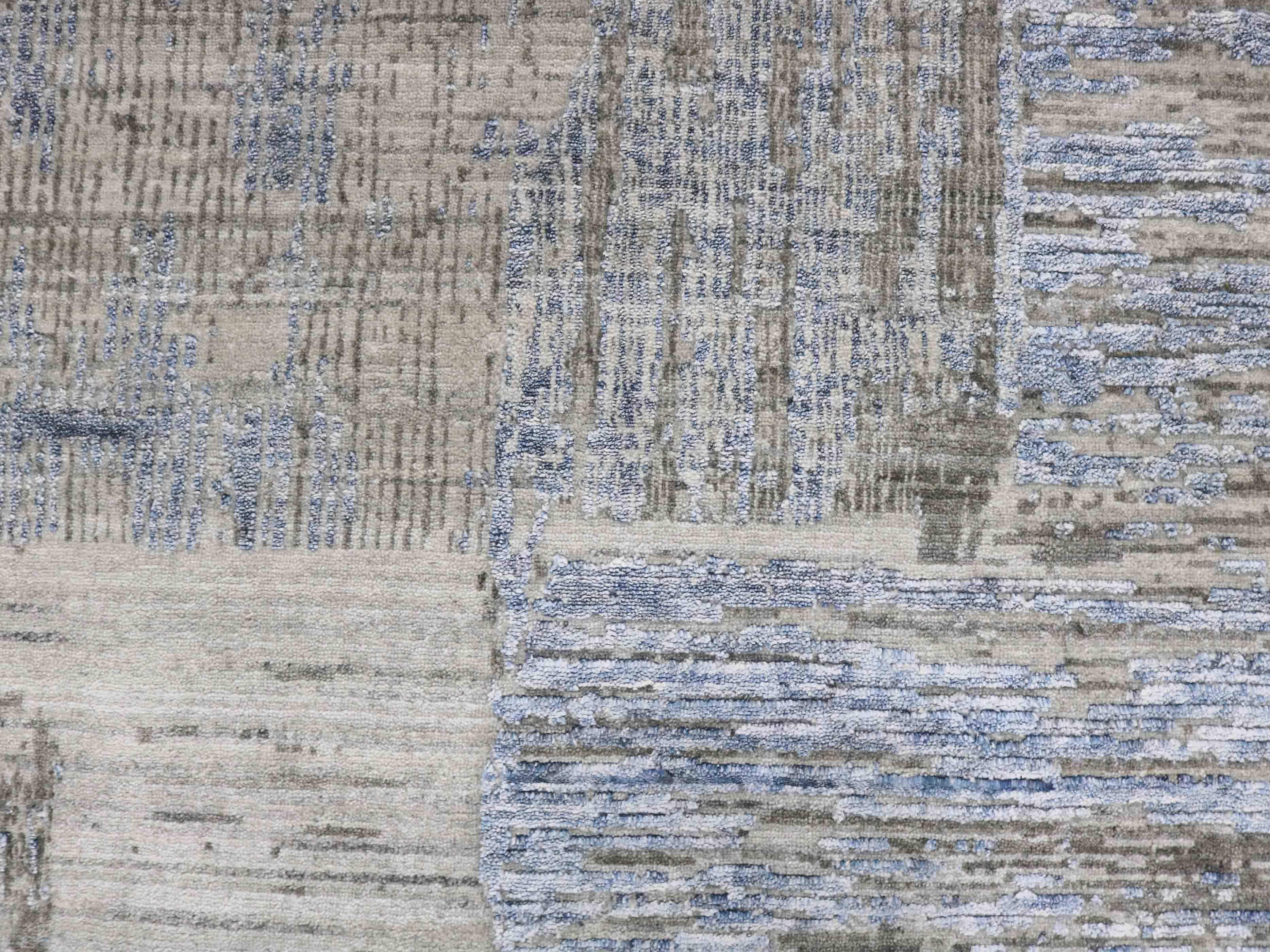 Skyline Rugs SKYLINE WEAVE | Modern Hand-Woven Rug in Blue | Luxurify