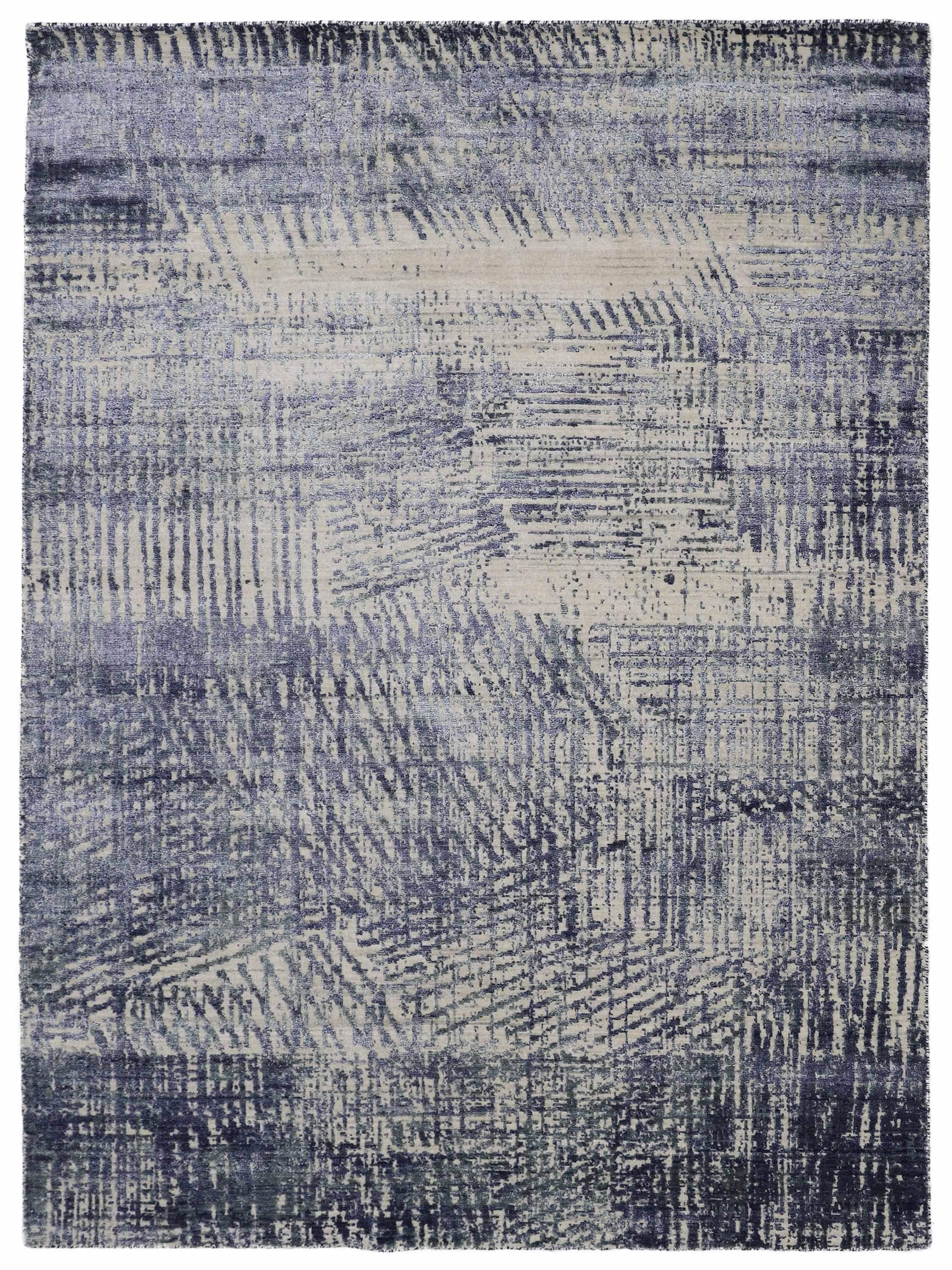INDIGO ECHO | FT 6' X 9' | MODERN RUGS | BLUE COLOR - Luxurify