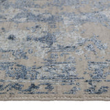 SIMONE | FT 9' X 12' | TRADITIONAL  RUGS | IVORY-BLUE COLOR