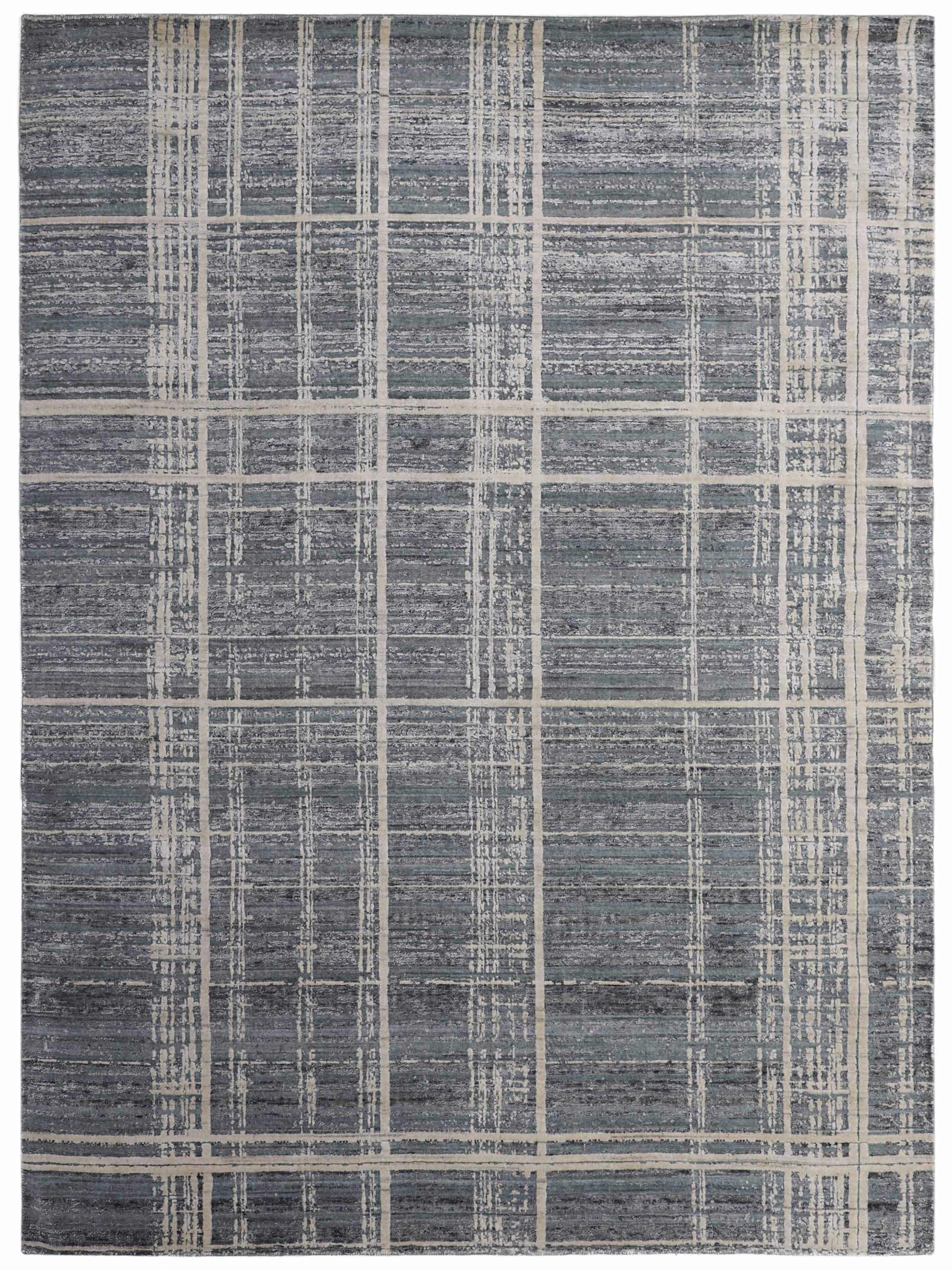 GRIDELLE | FT 8' X 10' | MODERN RUGS | DK BLUE COLOR - Luxurify