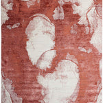 ROSETTA DRIFT | FT 8' X 10' | MODERN RUGS | IVORY/RED COLOR - Luxurify