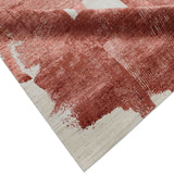 AMBER | FT 8' X 10' | MODERN RUGS | IVORY/RED COLOR