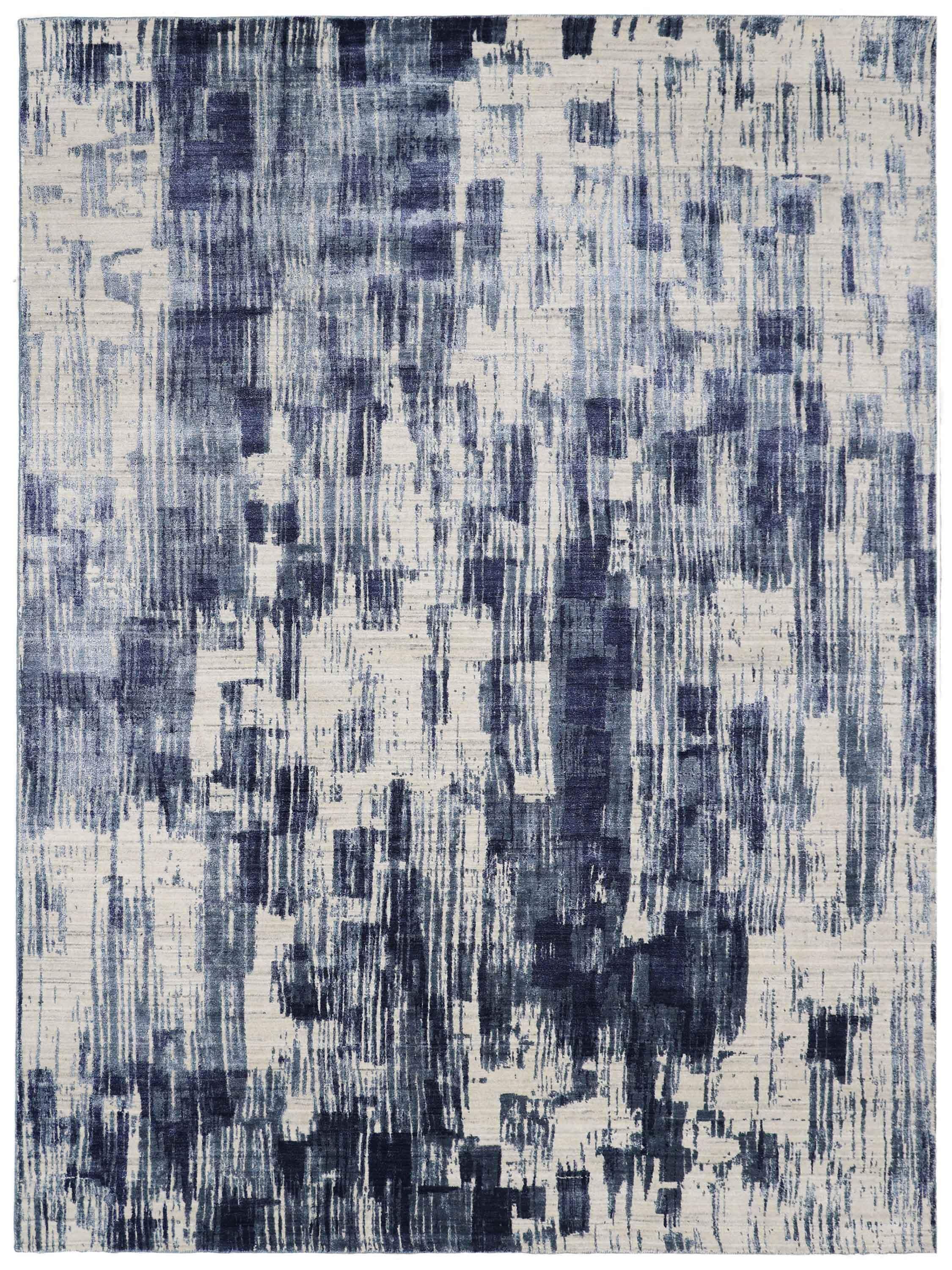 CELESTINE | FT 8' X 10' | MODERN RUGS | IVORY/BLUE COLOR - Luxurify