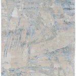 GLACIAL HORIZON | FT 6' X 9' | MODERN | IVORY-LT. BLUE - Luxurify