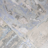 ICELANDIC ECHO | FT 9' X 12' | MODERN RUGS | IVORY/LT. BLUE