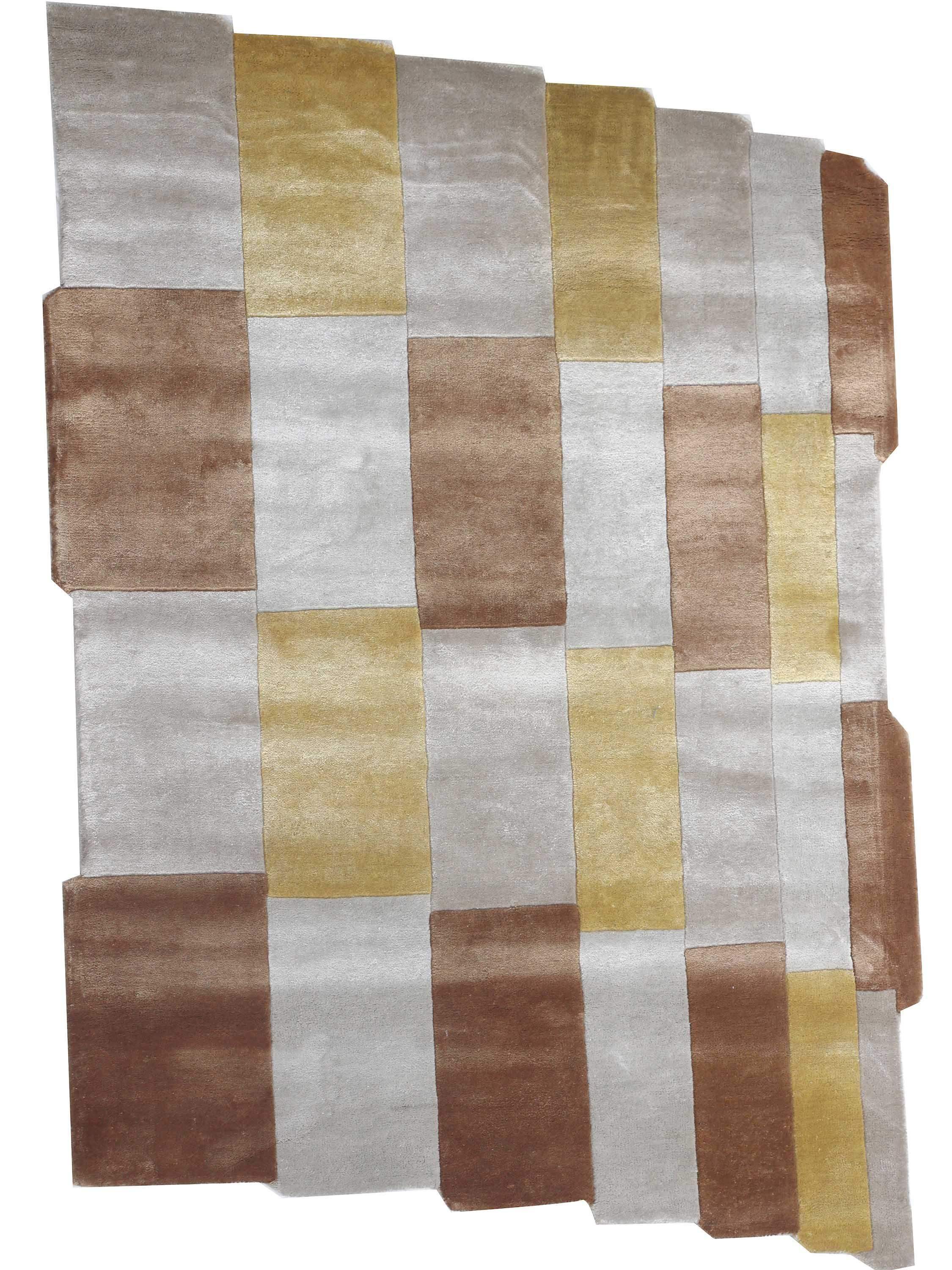 BRAVORA | FT 4' X 6' | MODERN RUGS | GREY/BROWN COLOR - Luxurify