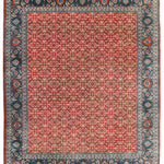 PERSIAN EMBER | FT 8' X 10' | TRADITIONAL RUGS | RED / BLUE COLOR - Luxurify